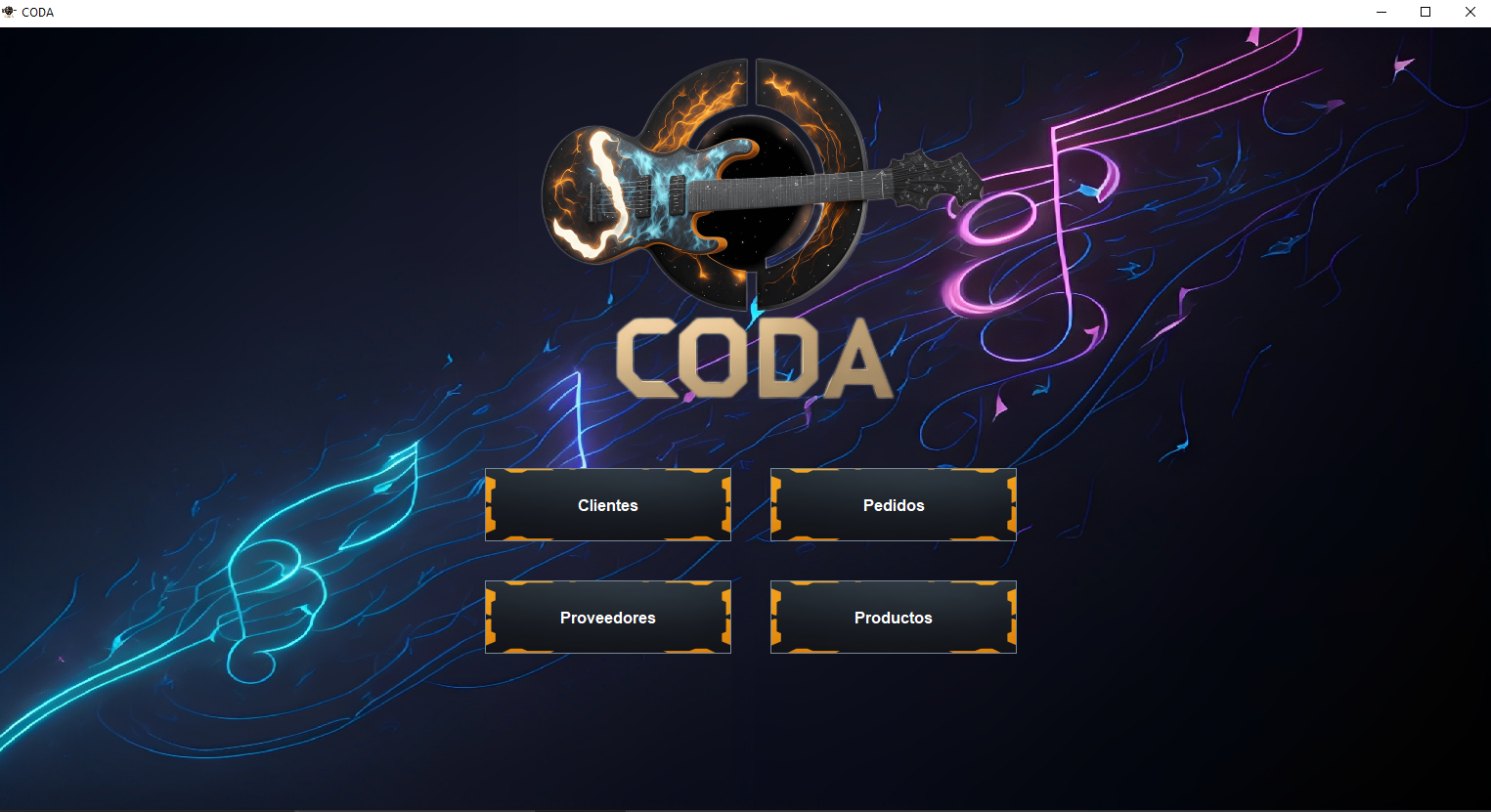 Order screen